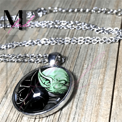 Star wars necklace cabochon - star,